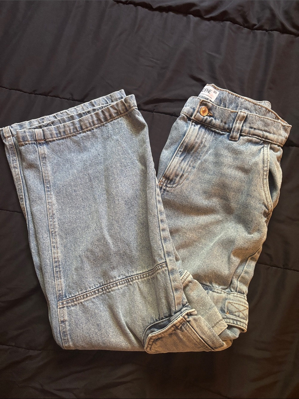 ardene mid rise carpenter jeans